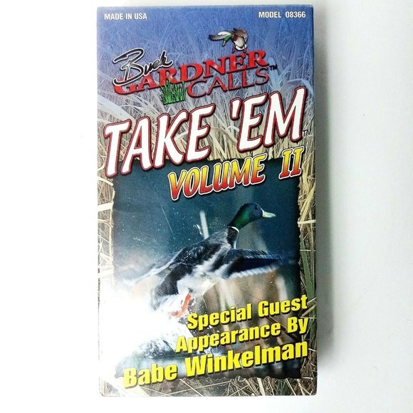 Buck Gardner Calls Take Em Volume 2 with Babe Winkelman VHS For Sportsmen Hunter - Picture 1 of 2